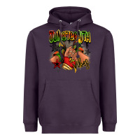 Plum Juneteenth vibes black girl sneakers Heavyweight Hoodie - RanaPortraitStore
