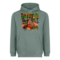 Sage Juneteenth vibes black girl sneakers Heavyweight Hoodie - RanaPortraitStore