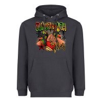 Smoke Juneteenth vibes black girl sneakers Heavyweight Hoodie - RanaPortraitStore