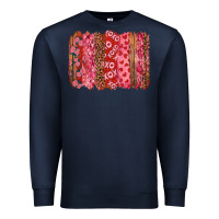 Navy valentine's day xoxo brushstroke Premium Sweatshirt - RanaPortraitStore
