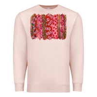 Pale Pink valentine's day xoxo brushstroke Premium Sweatshirt - RanaPortraitStore