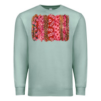 Seafoam valentine's day xoxo brushstroke Premium Sweatshirt - RanaPortraitStore