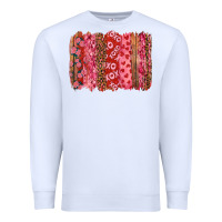 White valentine's day xoxo brushstroke Premium Sweatshirt - RanaPortraitStore