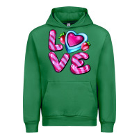 Emerald love with strawberry candy Urban Hoodie - AdoDesignShop