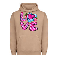 Pigment Burro love with strawberry candy Urban Hoodie - AdoDesignShop