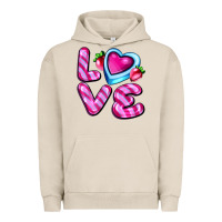 Pigment French Oak love with strawberry candy Urban Hoodie - AdoDesignShop