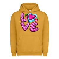 Pigment Peanut Butter love with strawberry candy Urban Hoodie - AdoDesignShop