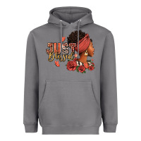 Storm Just blessed afro woman with roses Heavyweight Hoodie - RanaPortraitStore