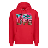 Red race life Premium Hoodie - AdoDesignShop