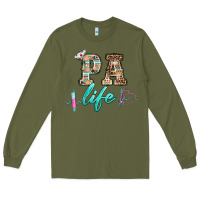 Army Green western nurse pa  life Long Sleeve Tee - BarkalooDesign