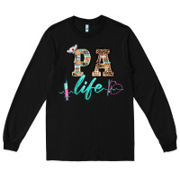 Black western nurse pa  life Long Sleeve Tee - BarkalooDesign