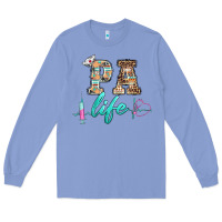 Colony Blue western nurse pa  life Long Sleeve Tee - BarkalooDesign