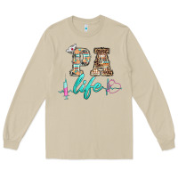 Mushroom western nurse pa  life Long Sleeve Tee - BarkalooDesign