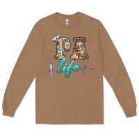 Toasted Coconut western nurse pa  life Long Sleeve Tee - BarkalooDesign