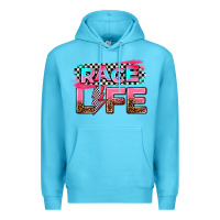Ocean Blue race life Premium Hoodie - AdoDesignShop