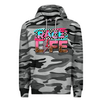 Slate Camo race life Premium Hoodie - AdoDesignShop