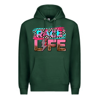 Sports Green race life Premium Hoodie - AdoDesignShop
