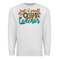 Oatmeal Heather just a small town teacher Premium Sweatshirt - texasbilliewilder