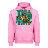 Fuchsia Pink pumpkin Urban Hoodie - JahusDesignShop