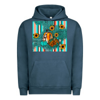 Pigment Midnight Navy pumpkin Urban Hoodie - JahusDesignShop