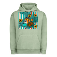 Pigment Oil Green pumpkin Urban Hoodie - JahusDesignShop