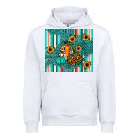 White pumpkin Urban Hoodie - JahusDesignShop