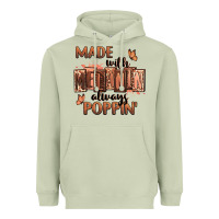 Matcha Made with melanin always poppin' Heavyweight Hoodie - RanaPortraitStore