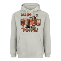 Moon Dust Made with melanin always poppin' Heavyweight Hoodie - RanaPortraitStore