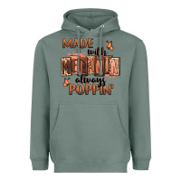 Sage Made with melanin always poppin' Heavyweight Hoodie - RanaPortraitStore