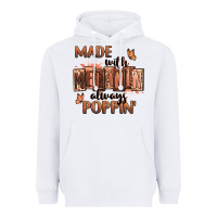White Made with melanin always poppin' Heavyweight Hoodie - RanaPortraitStore