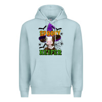 Blue Mist Spooky heifer halloween Premium Hoodie - Artiststas
