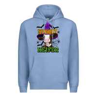 Colony Blue Spooky heifer halloween Premium Hoodie - Artiststas