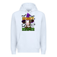 White Spooky heifer halloween Premium Hoodie - Artiststas
