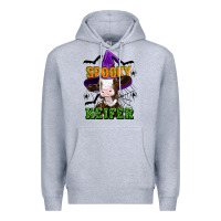 Heather Grey Spooky heifer halloween Premium Hoodie - Artiststas