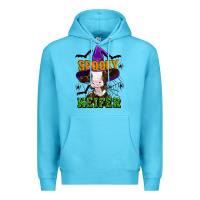 Ocean Blue Spooky heifer halloween Premium Hoodie - Artiststas
