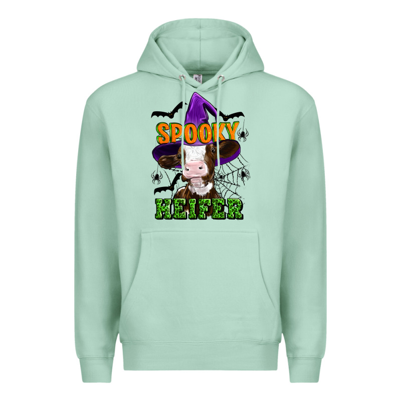 Spooky Heifer Halloween Premium Hoodie by Artiststas | Teevron