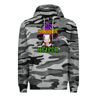 Slate Camo Spooky heifer halloween Premium Hoodie - Artiststas