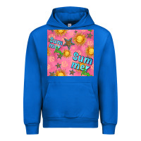Cobalt summer time of the sun seamless pattern Urban Hoodie - BundleAndBundleShop