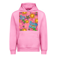 Fuchsia Pink summer time of the sun seamless pattern Urban Hoodie - BundleAndBundleShop