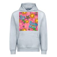Heather Grey summer time of the sun seamless pattern Urban Hoodie - BundleAndBundleShop