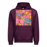 Mauve Wine summer time of the sun seamless pattern Urban Hoodie - BundleAndBundleShop