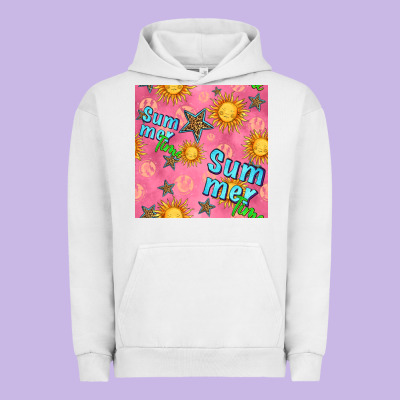 Summer Time Of The Sun Seamless Pattern Urban Hoodie Designed By Bundleandbundleshop