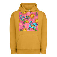 Pigment Peanut Butter summer time of the sun seamless pattern Urban Hoodie - BundleAndBundleShop