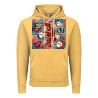 Vintage Mustard baseball Vintage Hoodie - AdoDesignShop