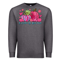 Charcoal Heather in october we wear pink Premium Sweatshirt - Zillion Design Studio