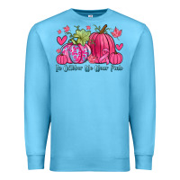 Ocean Blue in october we wear pink Premium Sweatshirt - Zillion Design Studio