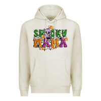 Oatmeal Heather Spooky mama Premium Hoodie - Artiststas