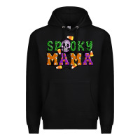 Black Spooky mama Premium Hoodie - Artiststas