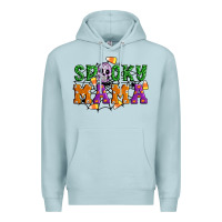 Blue Mist Spooky mama Premium Hoodie - Artiststas