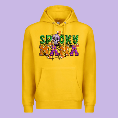 Spooky Mama Premium Hoodie Designed By Artiststas